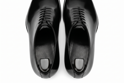 Men's Handmade Black Leather Wholecut Oxford Dress Shoes | PelleVista