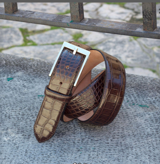 Croco Painted Hamptons Belt 2155