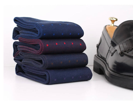 4-Pack Cotton Luxury Over-the-Calf Socks
