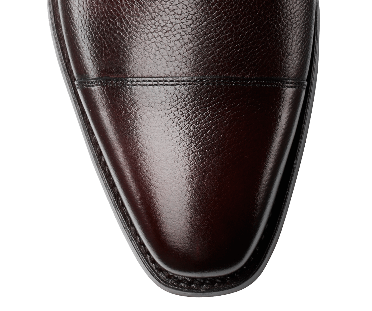 Lowndes Double Monk Shoe – Dark Brown Pebble Grain | City Sole | Pellevista