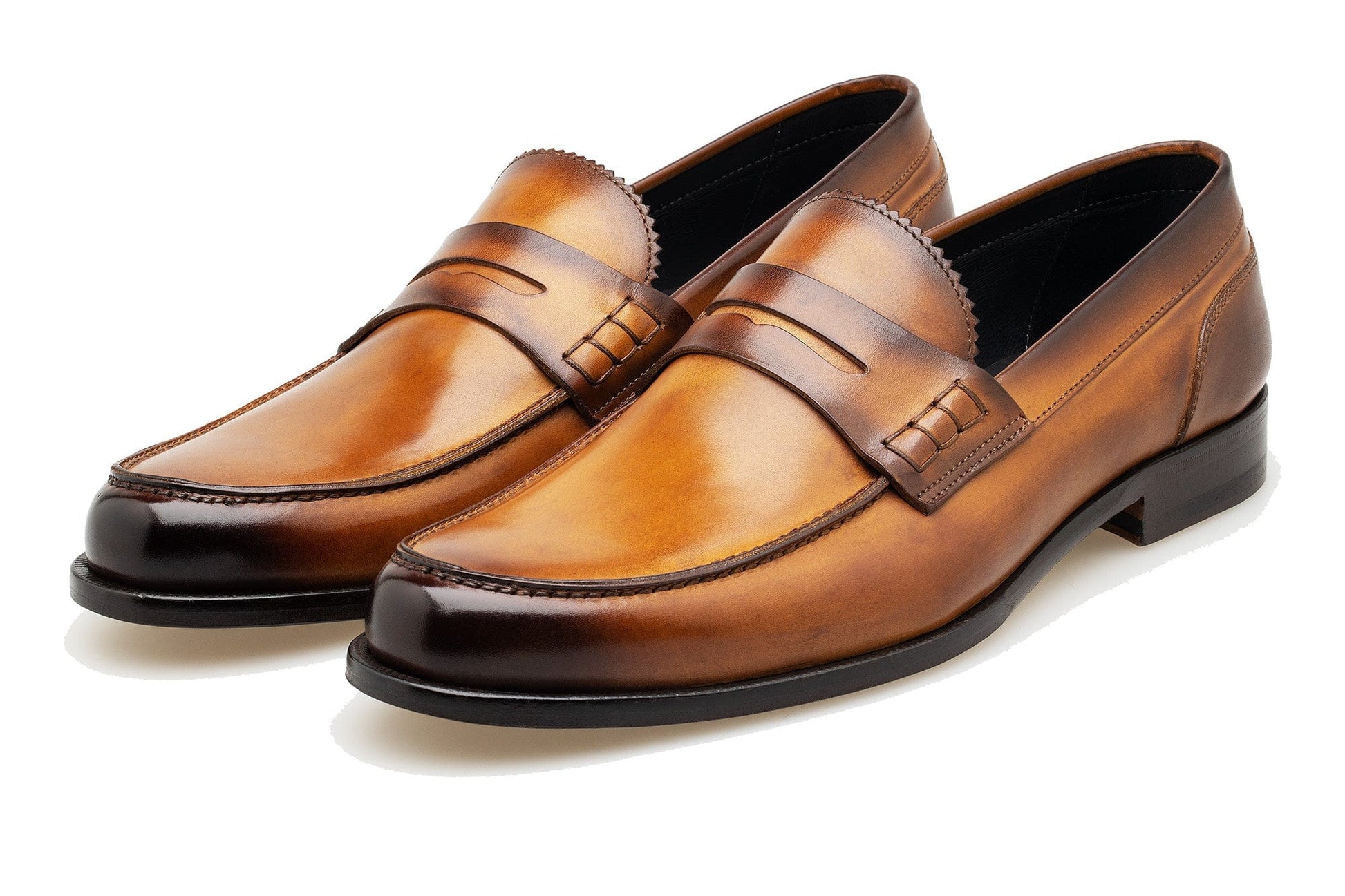 The Damon Penny Loafer - Tobacco | Premium Leather Dress Shoes | PelleVista The Damon Penny Loafer - Tobacco | Premium Leather Dress Shoes | PelleVista