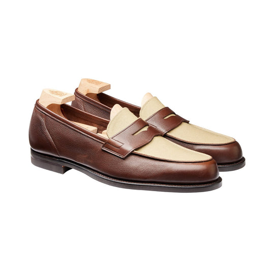 Richmond 2 Walnut Milled Calf & Stone Canvas