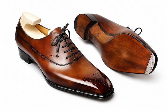 Brown Oxford Shoes for Men – Premium Leather Dress Shoes