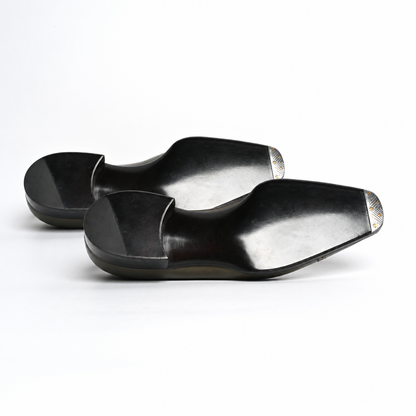 Men's Handmade Black Leather Wholecut Oxford Dress Shoes | PelleVista